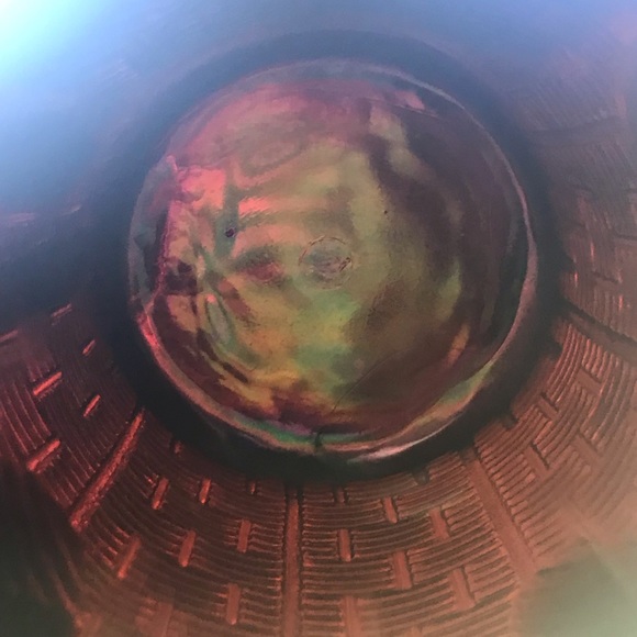 Vintage Northwood Carnival Glass Footed Basket Amethyst - Picture 4 of 11